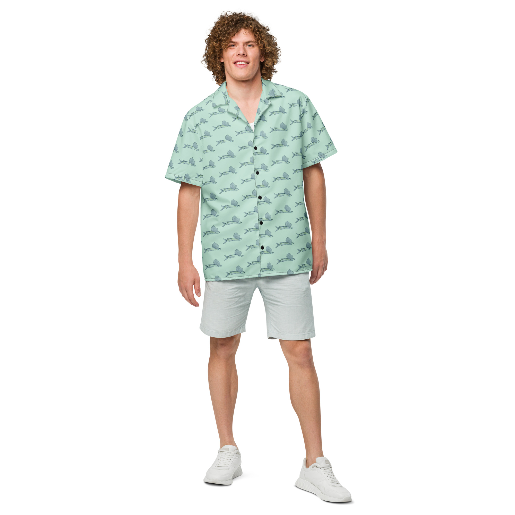 Flying Fish Eco Hawaiian Shirt – Unisex